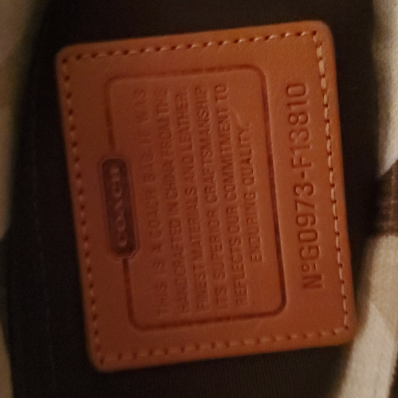 Coach Signature C Tonal Tote, EUC - Picture 3 of 3